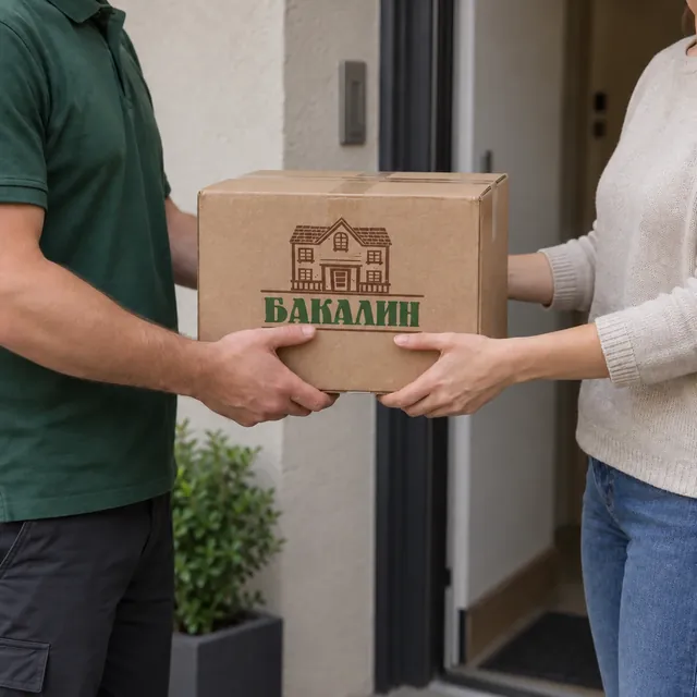 Предаване на пратка с продукти Бакалин